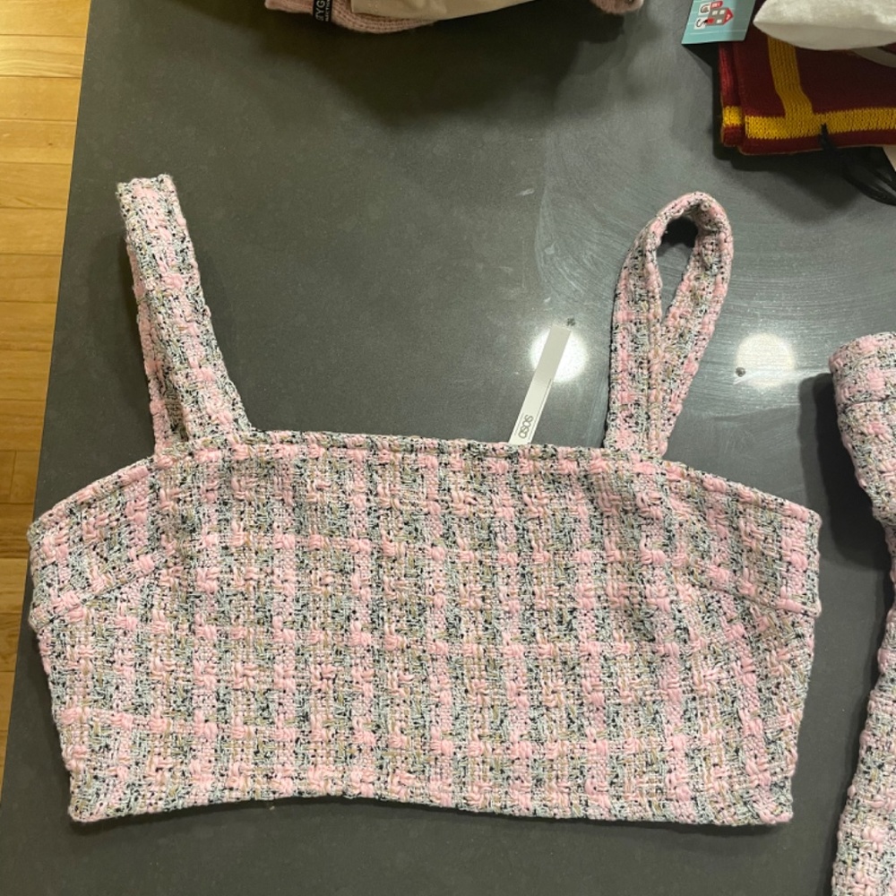 ASOS Tweed Set US 4 - Picture 2 of 3